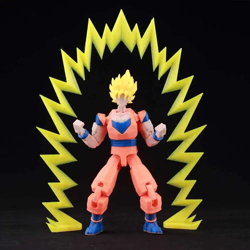 9L3D “Lucky Dummy 13” Ultra Instinct Goku Figure – 5.5-Inch Dragon Ball Model