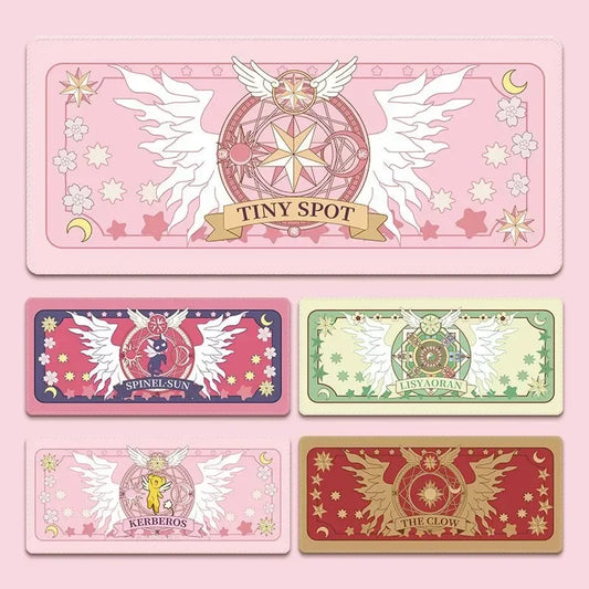 Magic Girl Cute XXL Mouse Pad Large Kawaii Desk Pad for Office Gaming