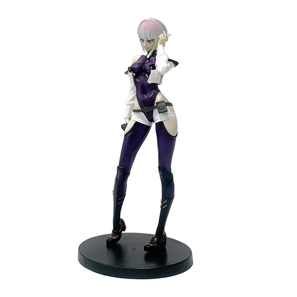 22CM Anime Cyberpunk Edgerunners Lucy Figure PVC Action Model Toy Gift