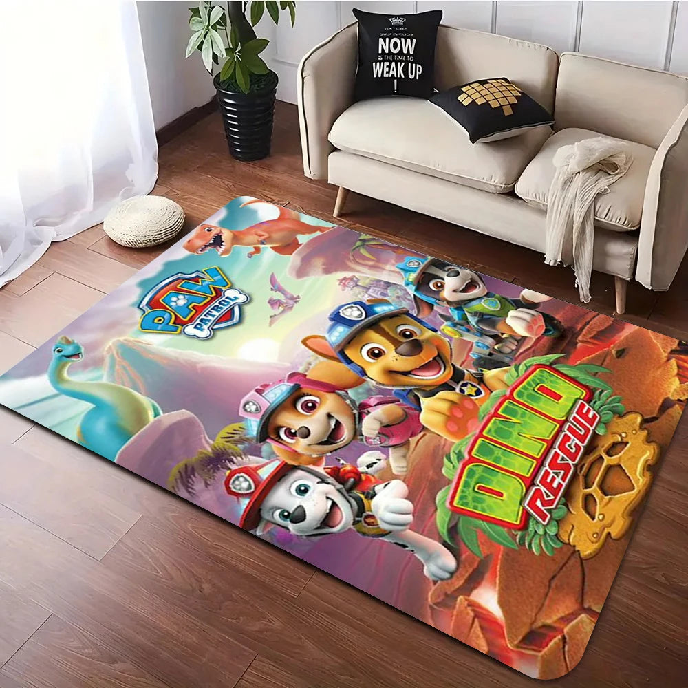 MINISO Paw Patrol Kids Rug Play Mat Colorful Cartoon Floor Mat for Nursery