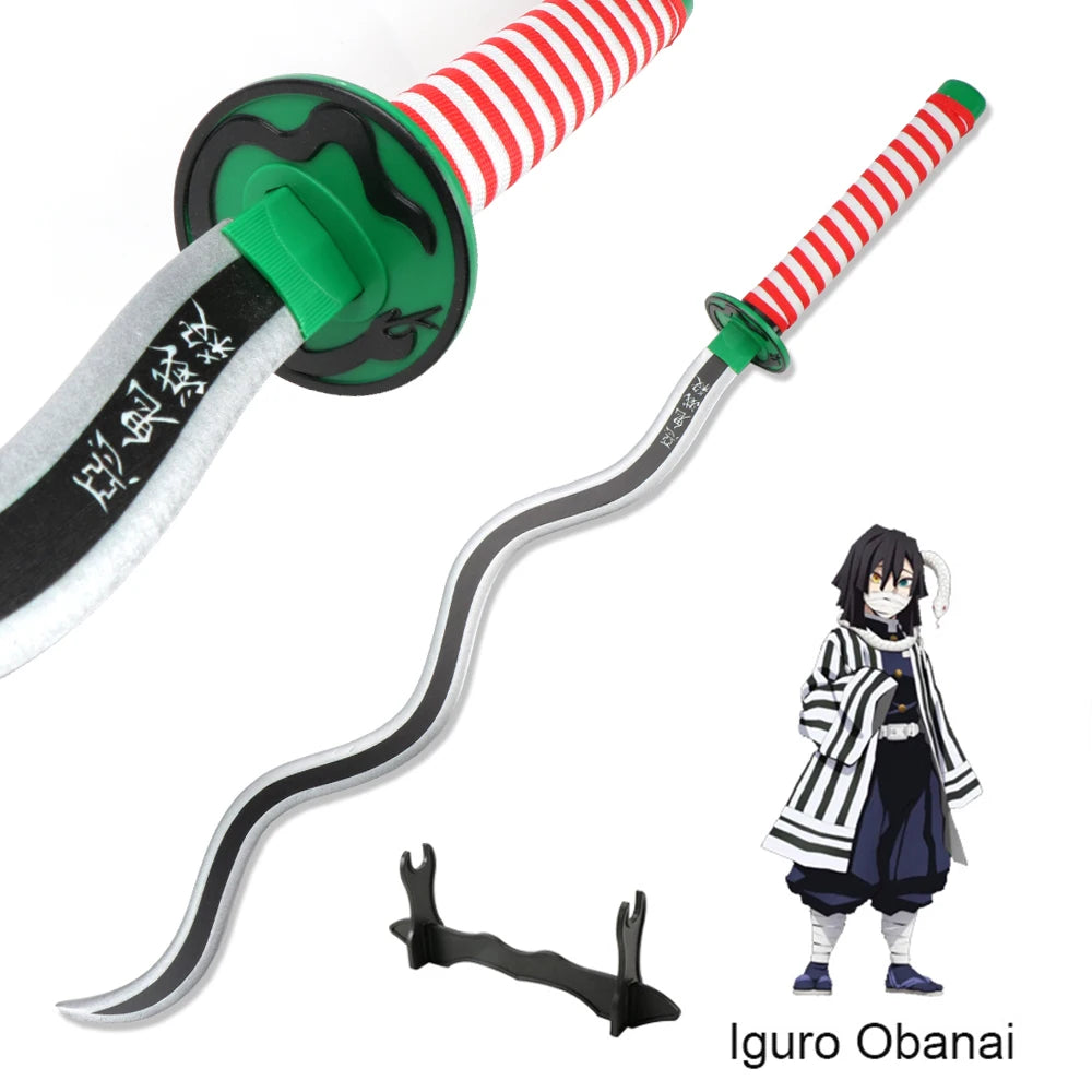 Iguro Obanai Bamboo Katana – Demon Slayer Cosplay Sword 40.9"