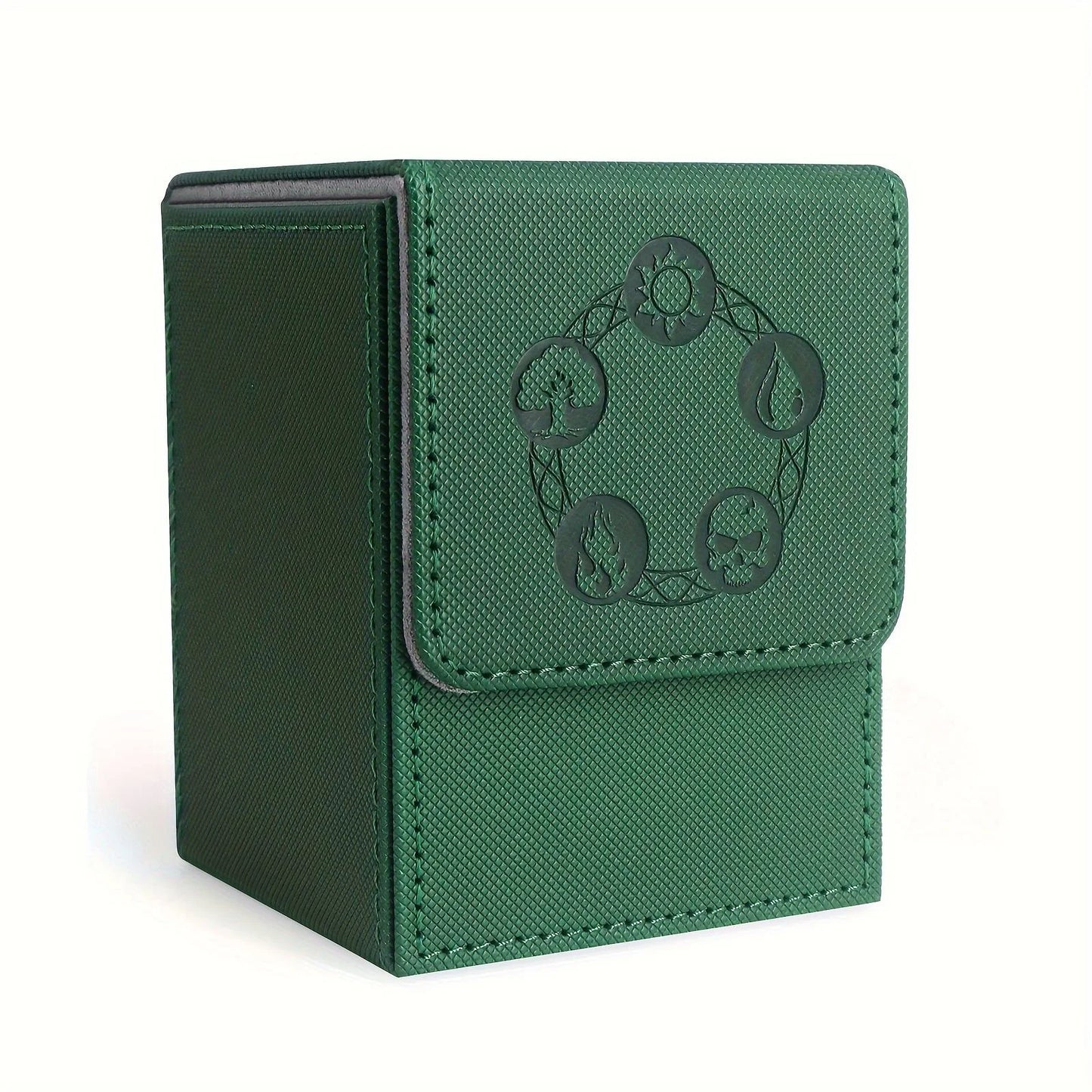 100+ Card Deck Box PU Leather Magnetic Case for TCG MTG Pokémon Yugioh