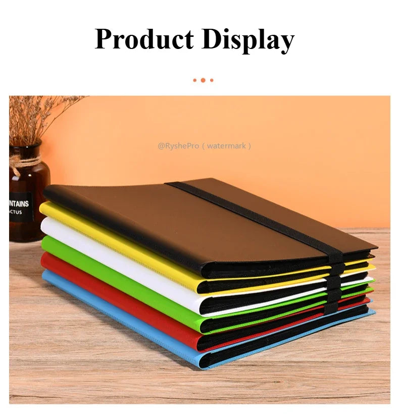 360 Pocket Card Binder – Side Loading Trading Card Album for MTG, Pokémon, Yu-Gi-Oh
