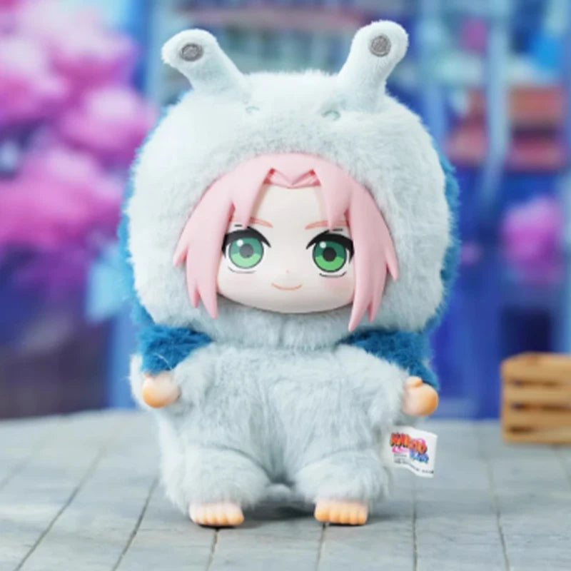 Naruto Beast Party Plush Keychains Blind Box Eaki Top Toy