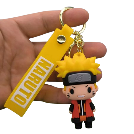 Naruto Uzumaki PVC Keychain – 2″ Mini Figure Pendant
