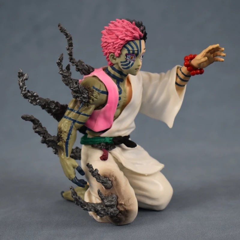 In Stock 13cm Demon Slayer Akaza Hakuji PVC Action Figure Doll