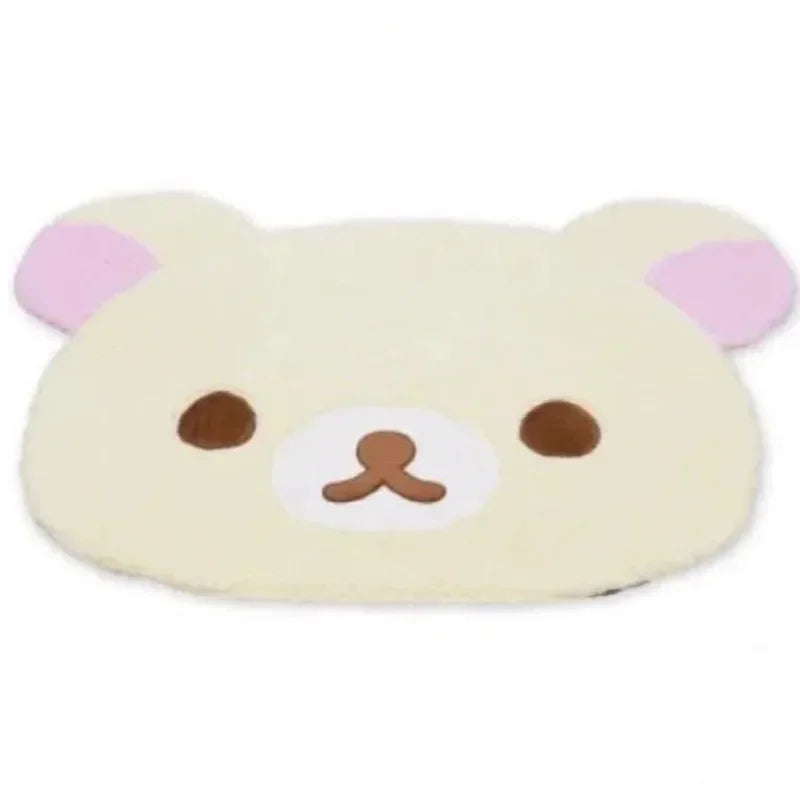 Kuna Bear Rilakkuma Plush Carpet Soft Cartoon Floor Mat for Bedroom