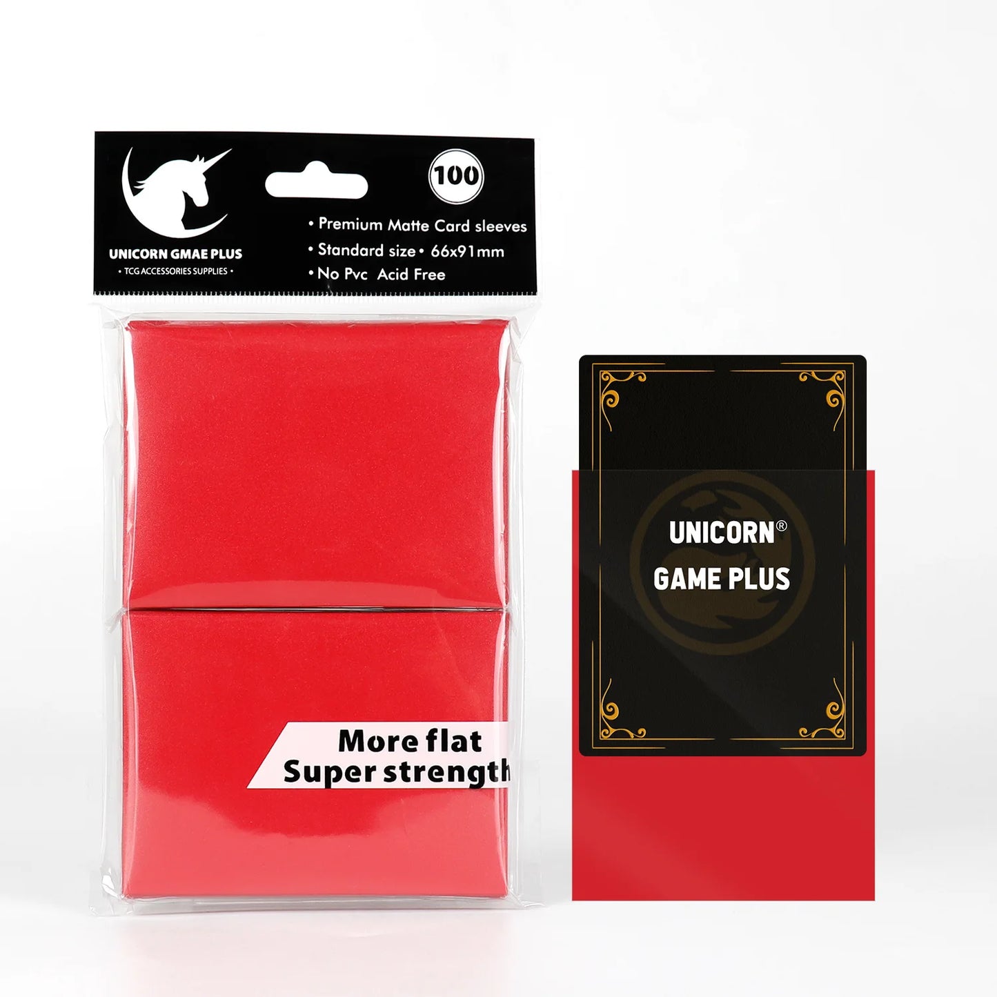 100PCS Matte Green Card Sleeves – 66x91mm Standard Size TCG Protectors