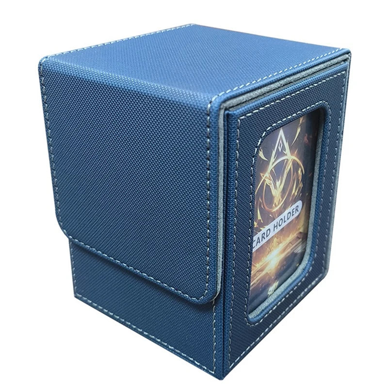 Color Display TCG Deck Box – 100+ Card Holder with Window