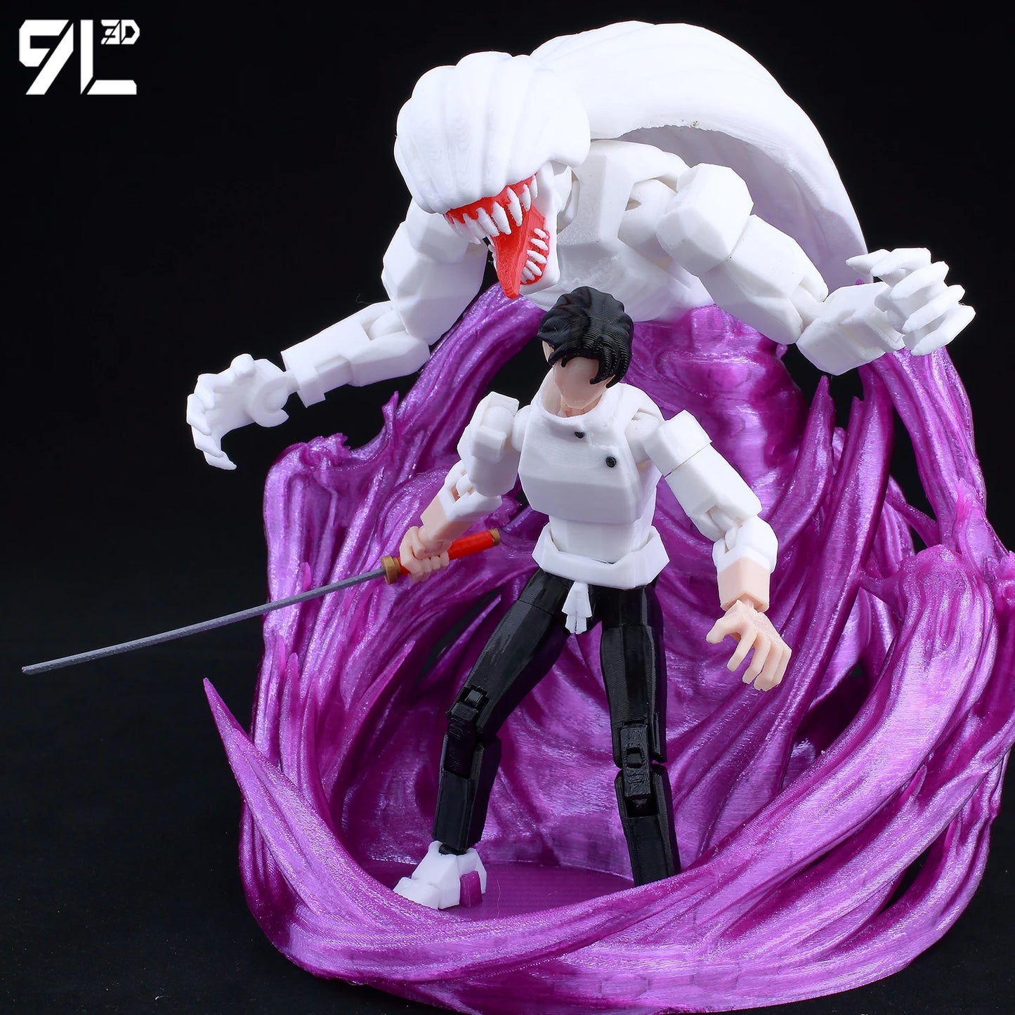 **** 9L3D Printed Jujutsu Kaisen Action Figures Sukuna Yuji Yuta Gojo