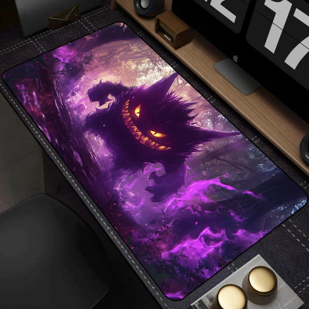 Colorful Gaming Keyboard Rug XXL Anime Mouse Pad Gengar Pokémon Mat