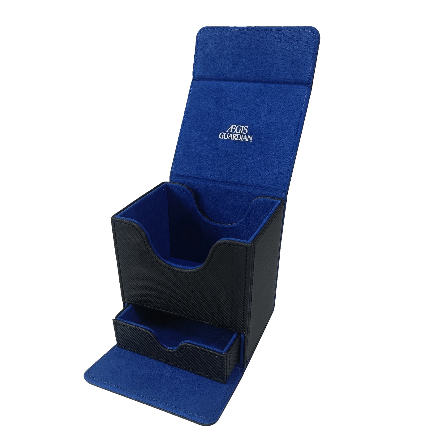 AEGIS GUARDIAN 100+ Card Deck Box – Horizontal Insert with Dice Tray