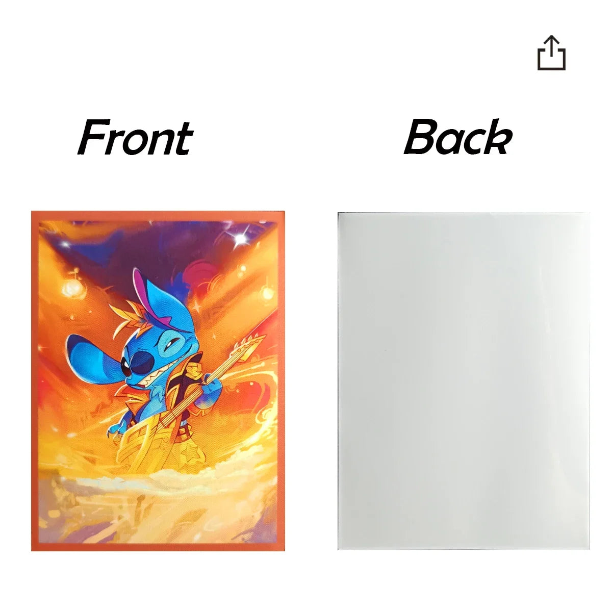 Lorcana Stitch Card Sleeves 66x91mm – 60pcs MTG Pokémon Protectors