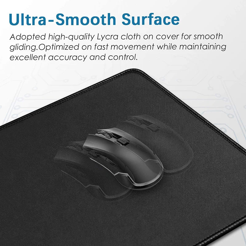 **** Large Kawaii Black Cat Mouse Pad 90x40 Rubber Desk Mat Office Accessory