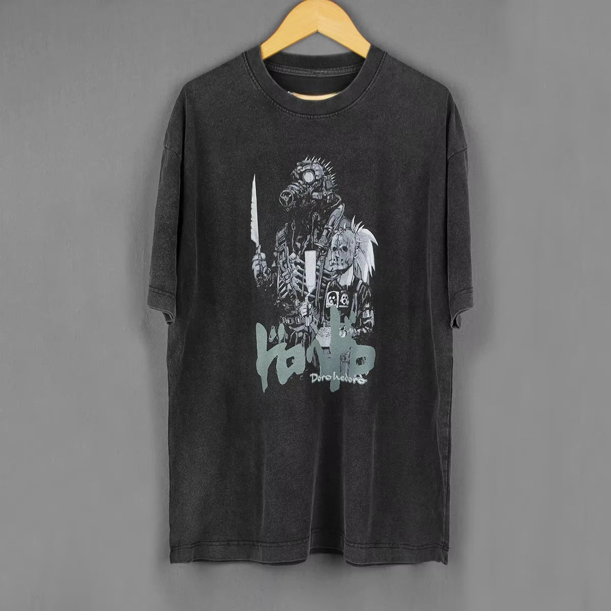 Dorohedoro T-Shirt – Vintage Gas Mask Graphic Tee (2025 Edition)