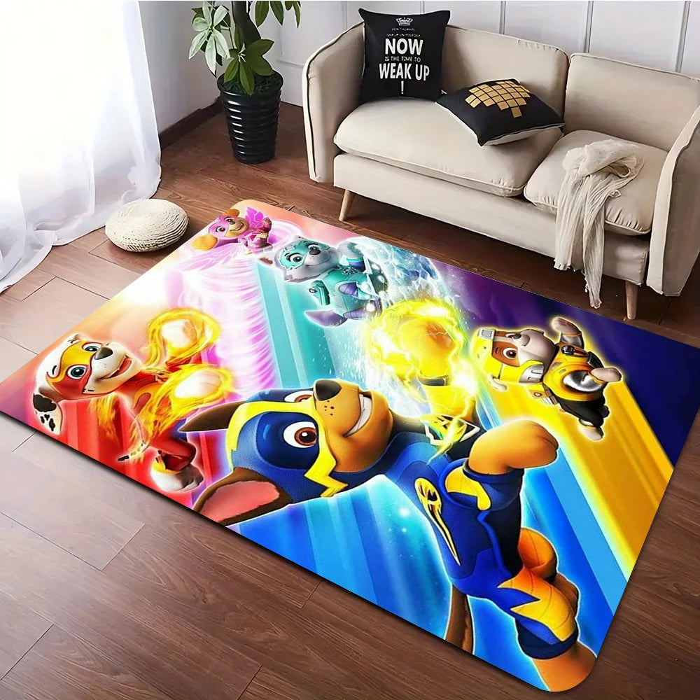 MINISO Paw Patrol Kids Rug Play Mat Colorful Cartoon Floor Mat for Nursery
