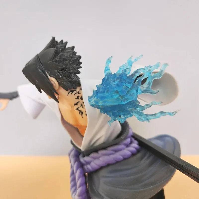 Naruto Sasuke Action Figure 20CM Uchiha PVC Model Doll Birthday Gift