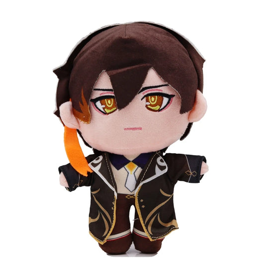 Genshin Impact Zhongli Plush Doll – 8-Inch Geo Archon Soft Toy