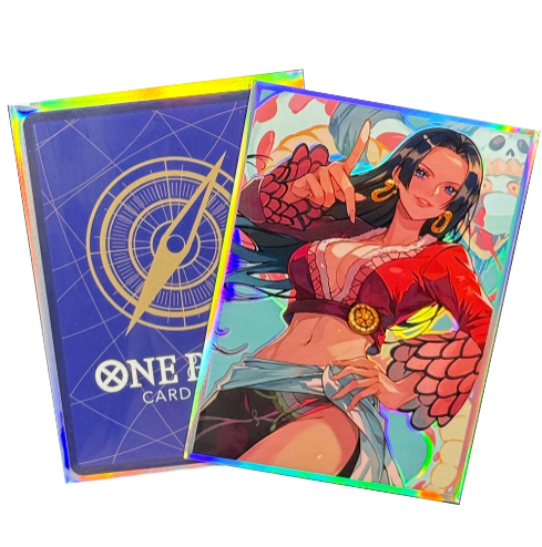 60PCS Boa·Hancock Anime Card Sleeves – Rainbow Foil Cover | 2.63x3.62in