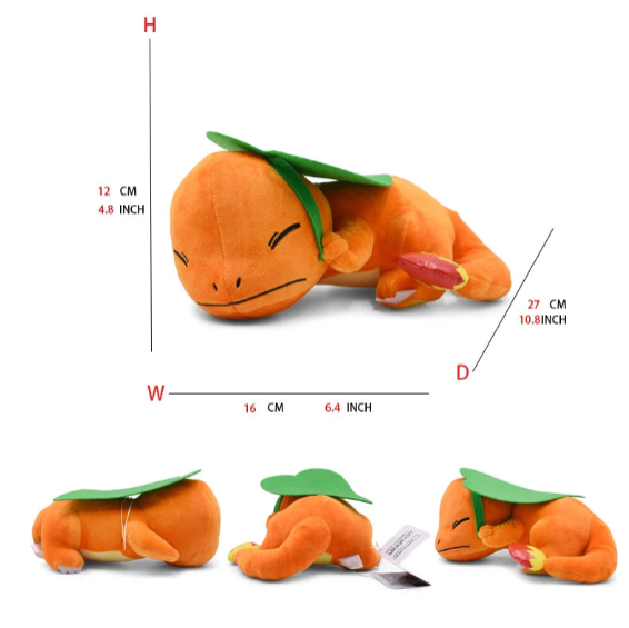 Sleeping Charmander Plush Toy