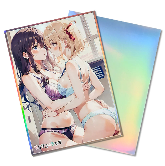 Anime Girl Couple Card Sleeves – 60PCS (2.63x3.62in)