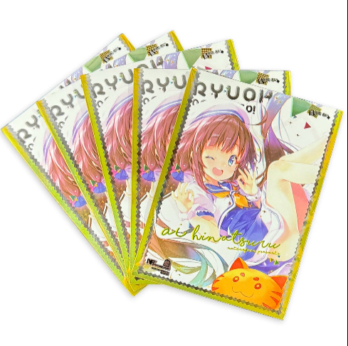 60PCS Cute Anime Girl Card Sleeves – Standard Size 2.59x3.58in