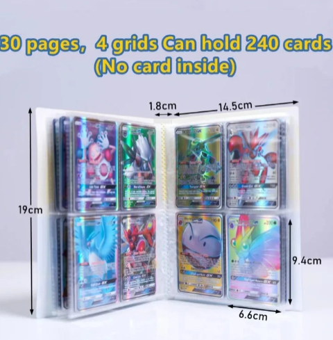 Dragon Ball Z Card Album – 240 Pcs Card Holder Binder | Goku & Vegeta Edition