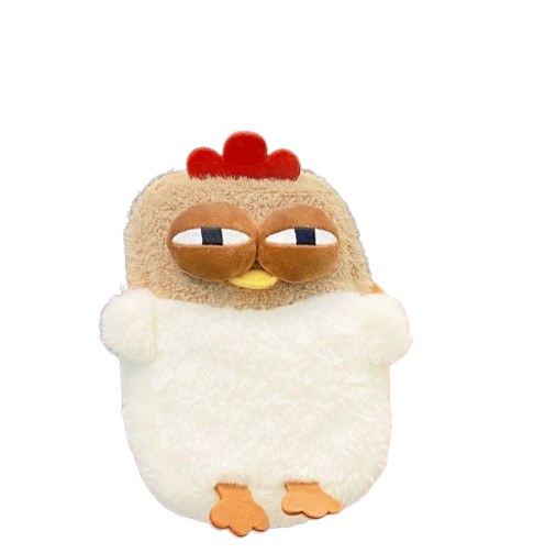 Fluffy Hen Plush Shoulder Bag – Quirky Chicken Design