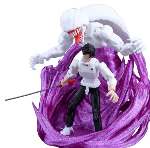 9L3D “Lucky Dummy 13” Yuta & Rika Curse Scene Figure – 5.5-Inch Jujutsu Kaisen Action Model