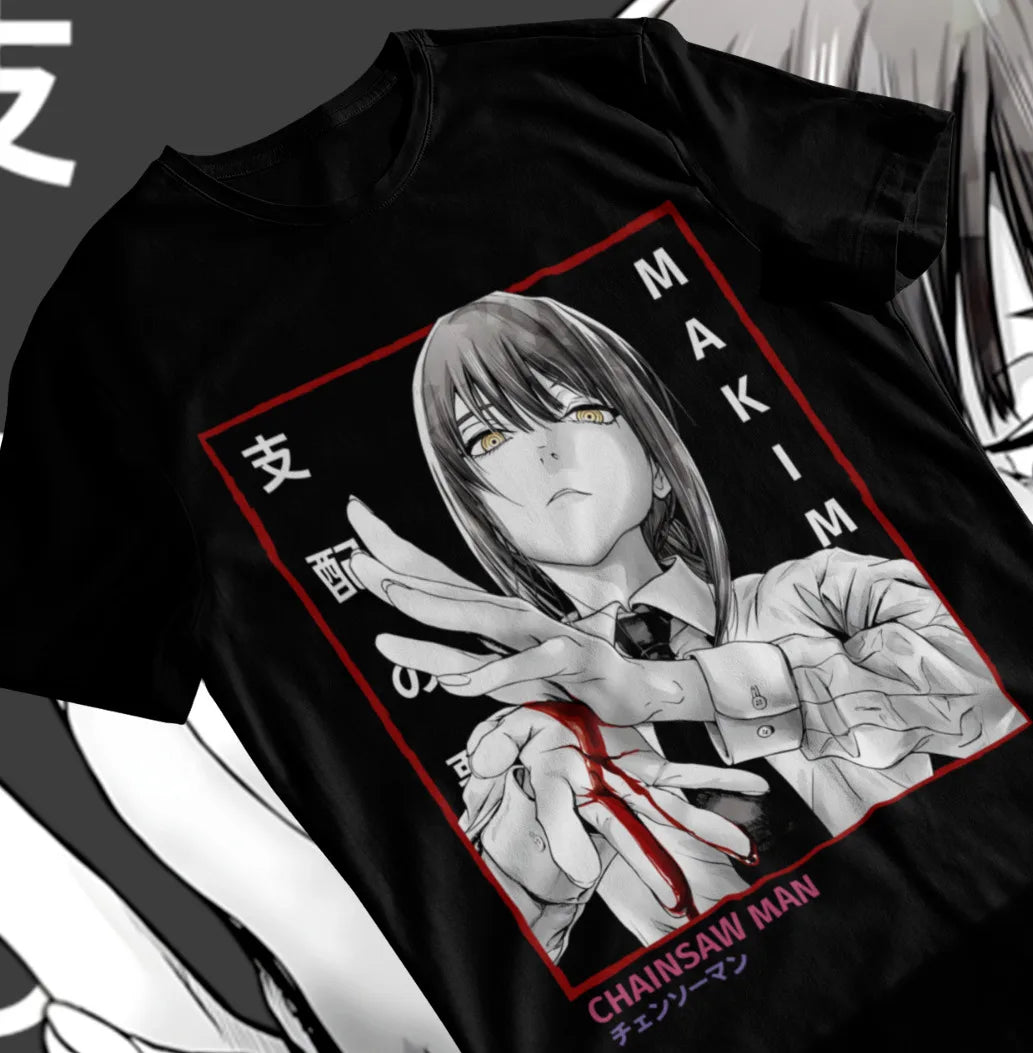 Chainsaw Man Makima T-Shirt – Blood Contract Graphic Tee (2025 Edition)