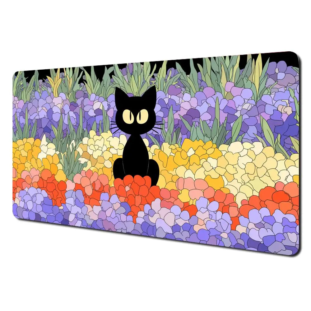 Cute Cat Kawaii Magic Playmat Gaming Mat for Card Battle 60x35cm