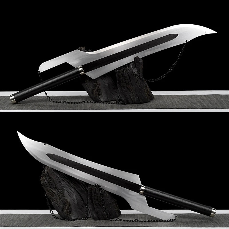 Ichigo Zangetsu Replica Sword – 31.5in Hollow Blade Bleach Cosplay Decoration