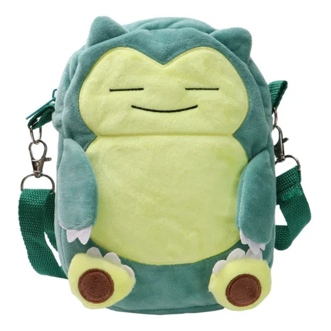 Pokemon Snorlax Plush Shoulder Bag – 7.9" Crossbody Purse for Kids & Fans