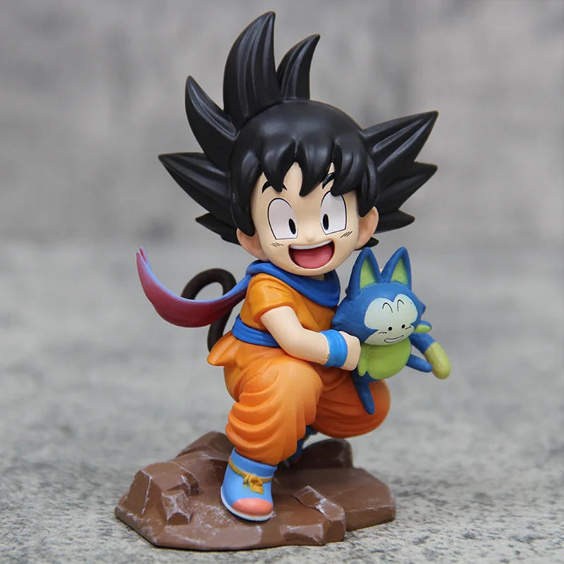 Childhood Goku & Puar Figure – Dragon Ball PVC Collectible Statue