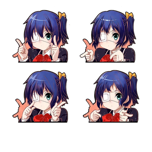 Takanashi Rikka 3D Motion Sticker – Chunibyo Anime Decal