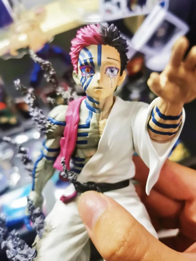 In Stock 13cm Demon Slayer Akaza Hakuji PVC Action Figure Doll