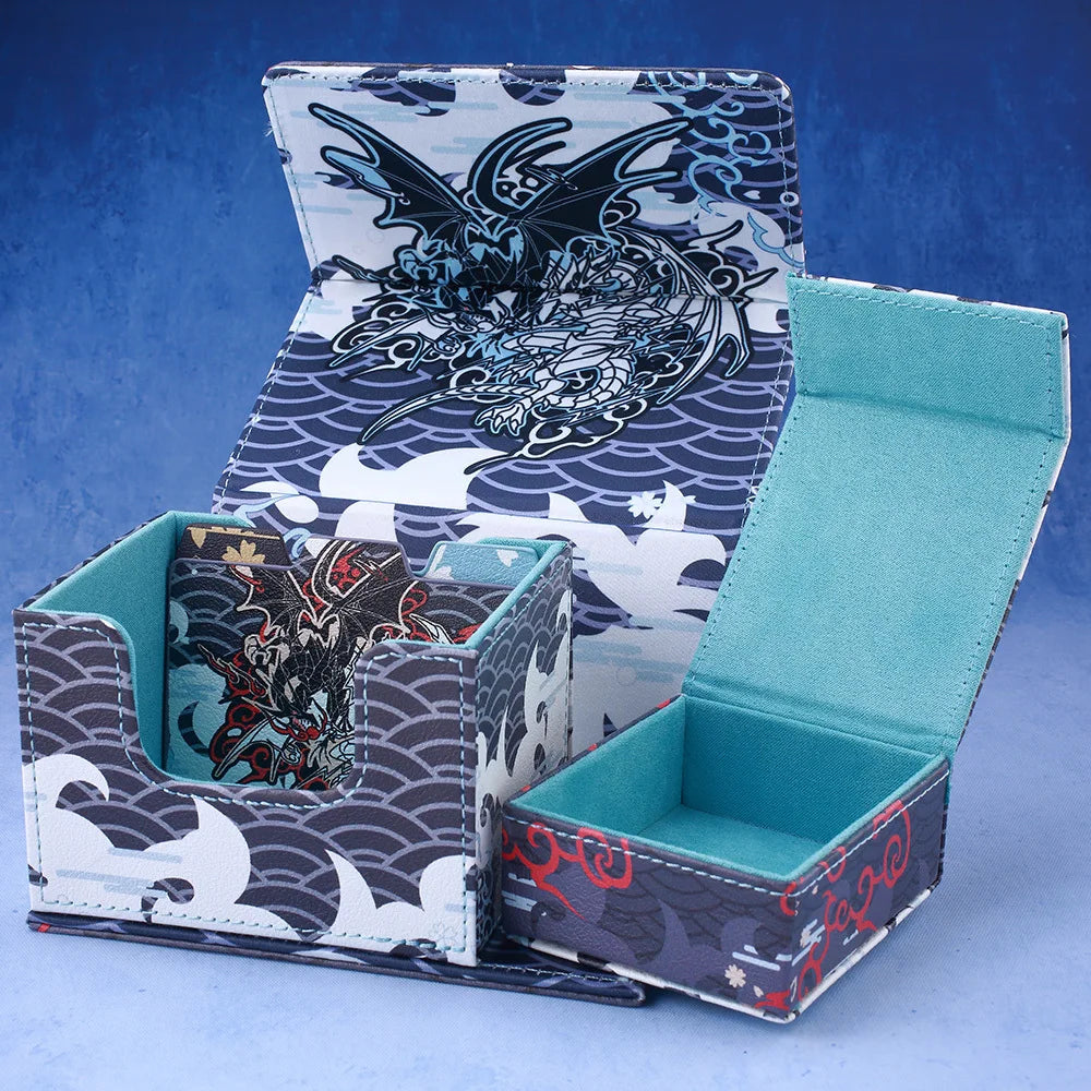 **** Gacha Deck Box for PTCG Cards Trading Card Storage with Display Window