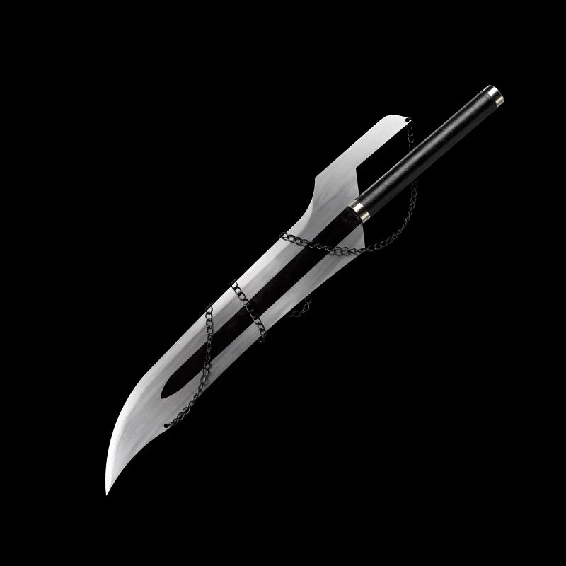 Ichigo Zangetsu Replica Sword – 31.5in Hollow Blade Bleach Cosplay Decoration