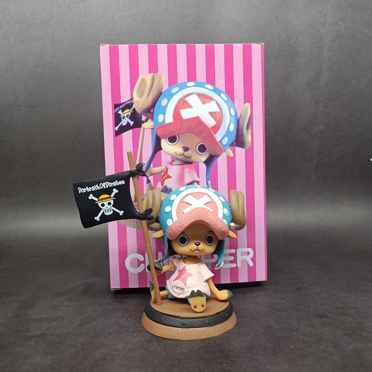 One Piece 3.5" Chopper Figure PVC Flag Edition Tony Tony Statue