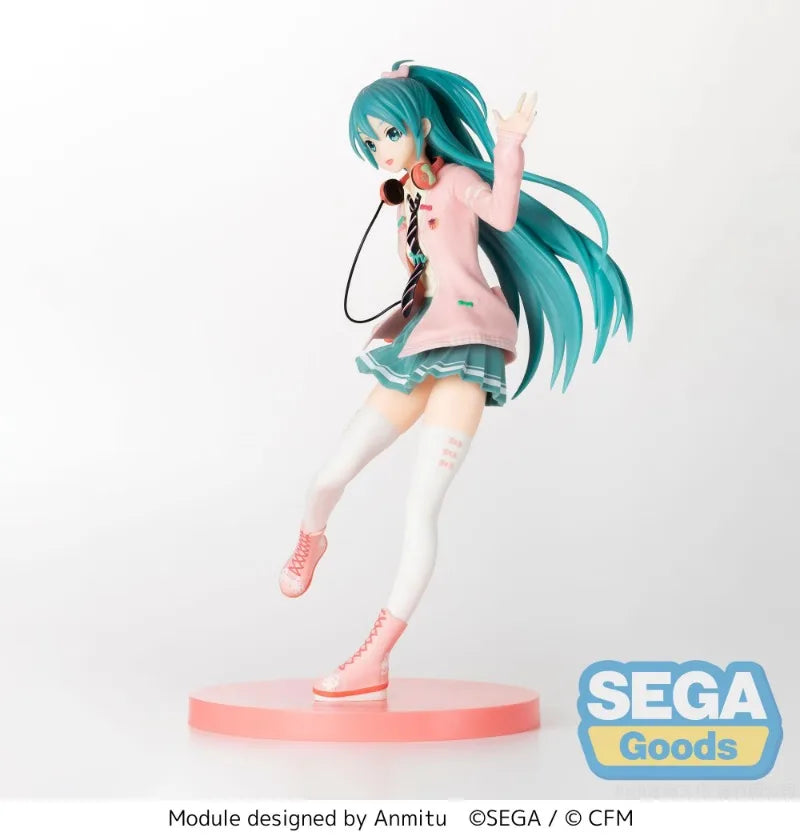 Hatsune Miku Ribbon Girl Figure – 9.4in SEGA PVC Anime Model