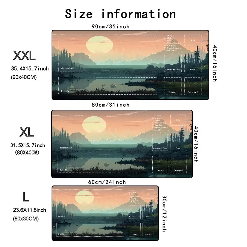 Magic Gathering Mouse Pad XL Anti-Slip HD Gaming Desk Mat for TCG RPG