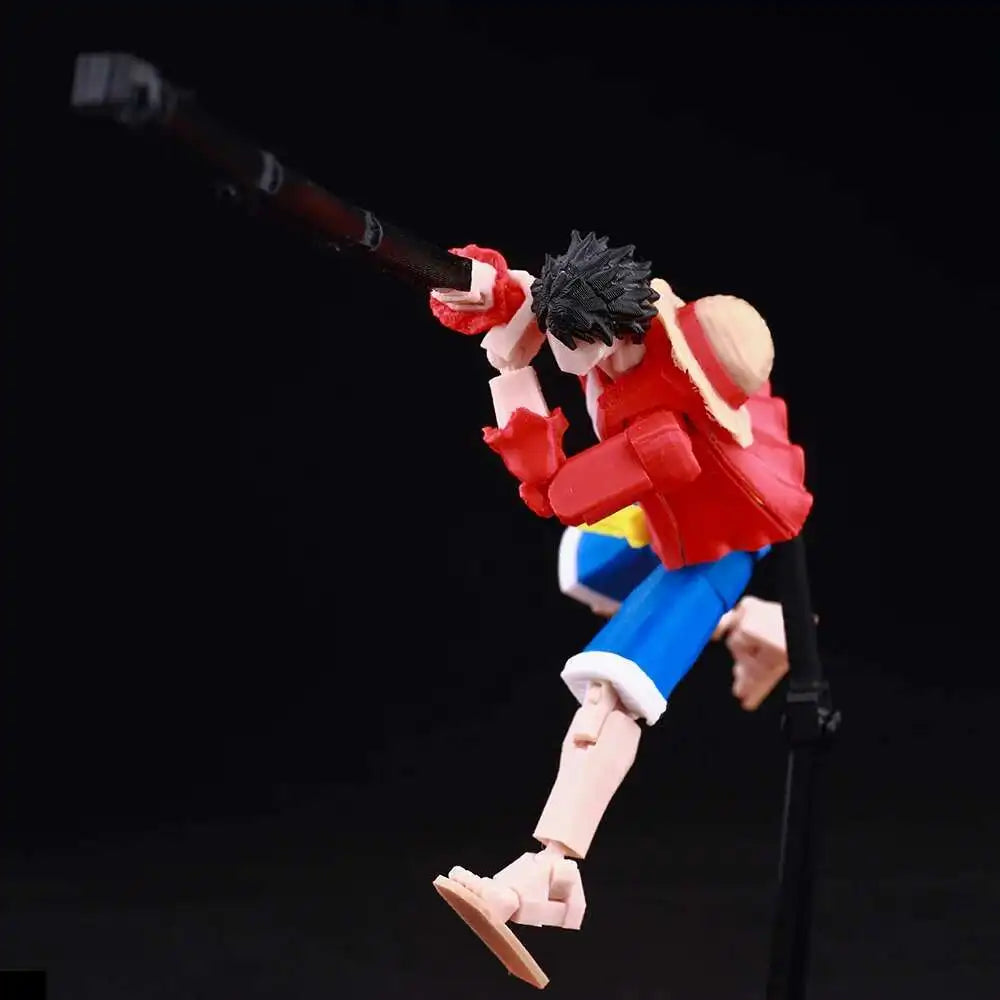 9L3D “Lucky Dummy 13” Monkey D. Luffy Figure – 5.5-Inch (14cm) One Piece Action Model
