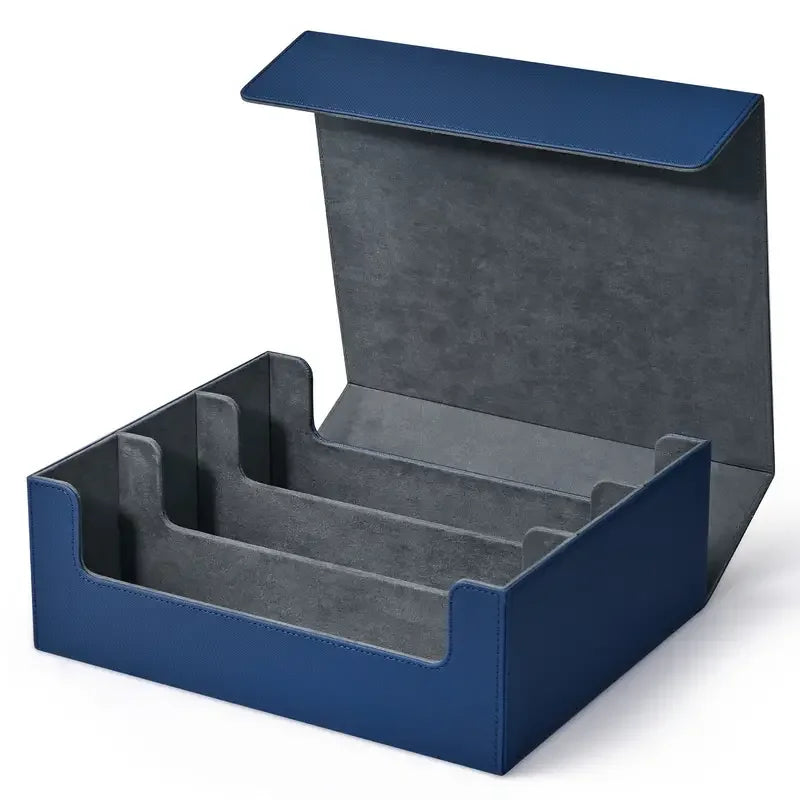 PU Leather Trading Card Storage Box – Holds 1800+ Cards