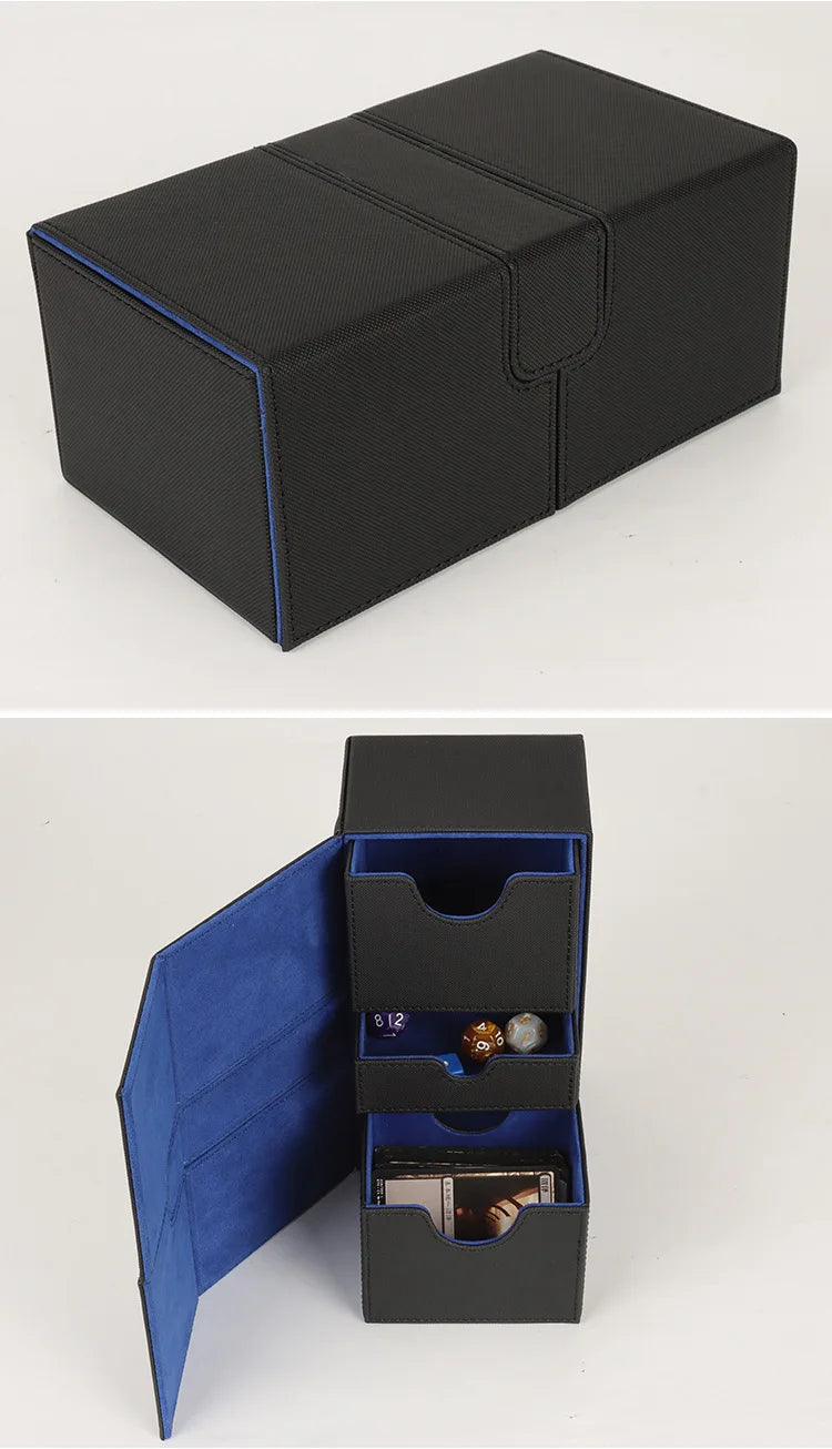 TCG Card Storage Box 200+ Capacity – MTG Pokémon Token Organizer Gift
