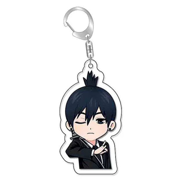 Chainsaw Man Aki Hayakawa Wink Acrylic Keychain – 1.6 × 2.4-Inch Charm