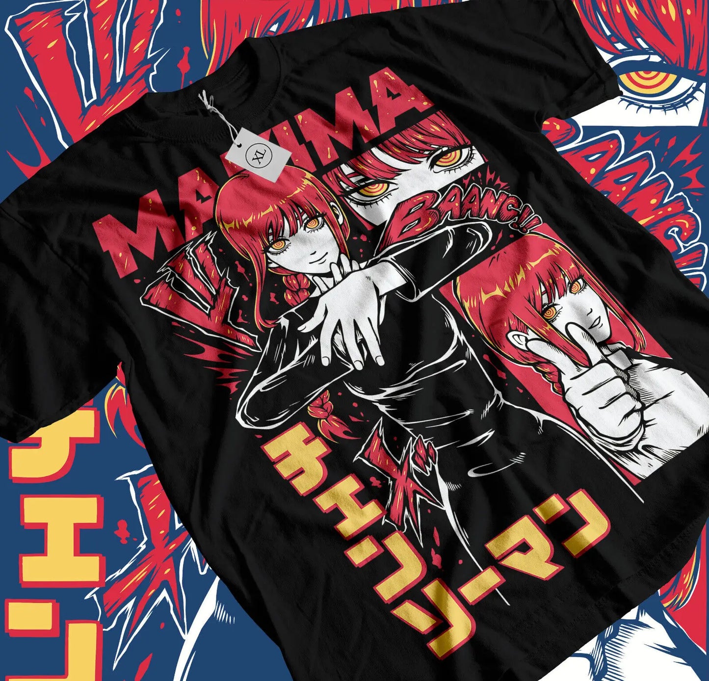 Chainsaw Man Makima Panel T-Shirt – Manga Pose Graphic Tee (2025 Edition)