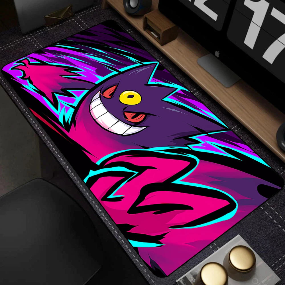 Colorful Gaming Keyboard Rug XXL Anime Mouse Pad Gengar Pokémon Mat