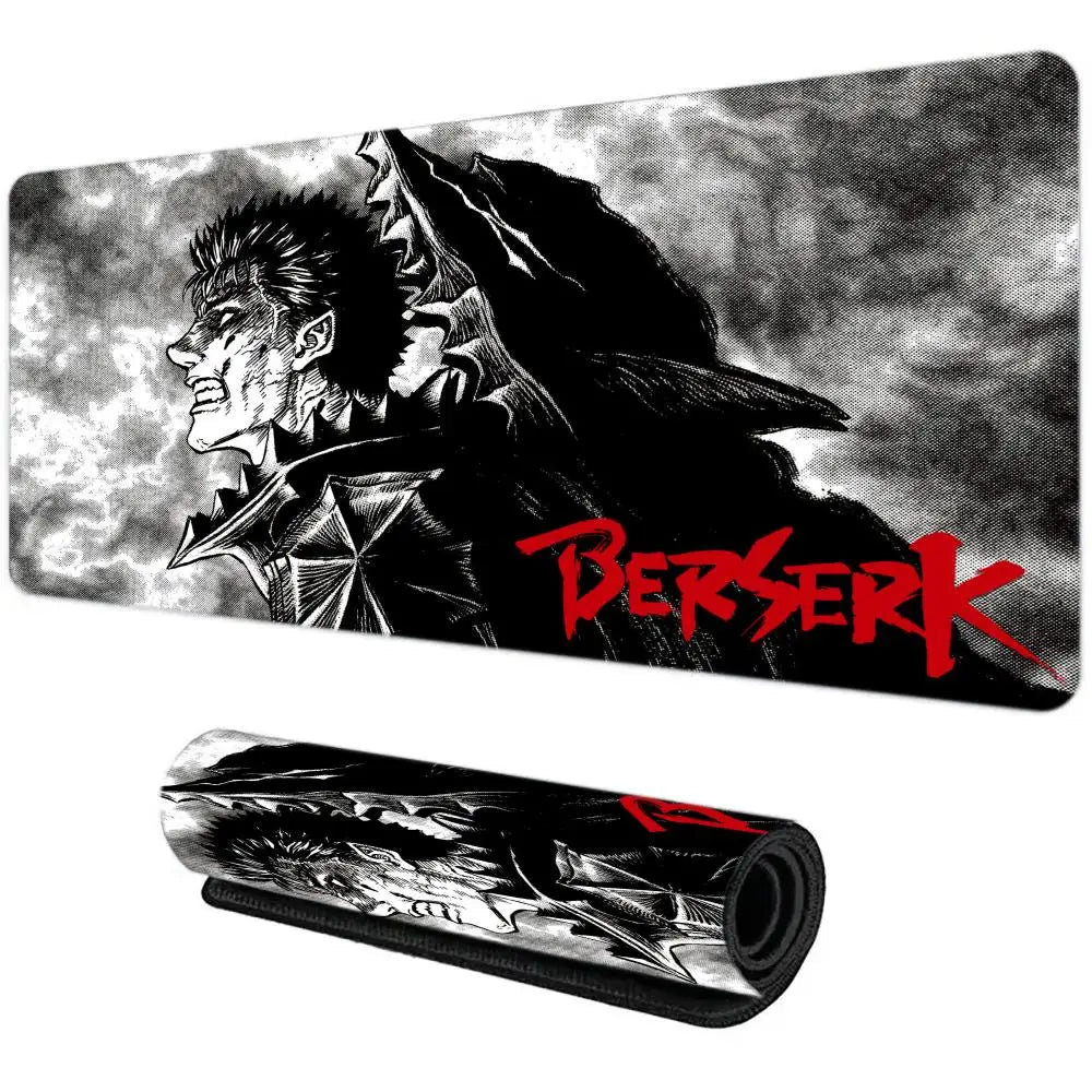 Berserk Guts Anime Mouse Pad XXL Rubber Anti-slip Gaming Desk Mat