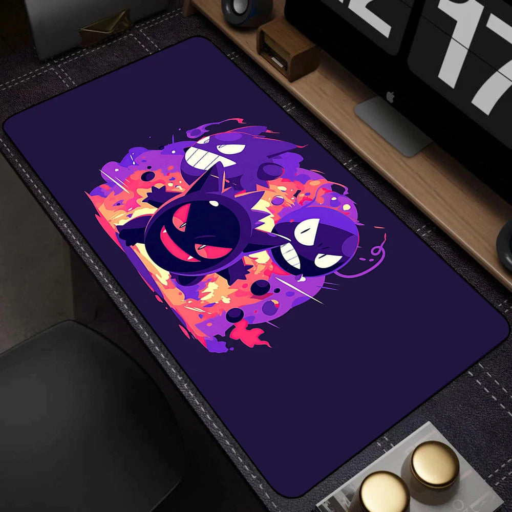 Colorful Gaming Keyboard Rug XXL Anime Mouse Pad Gengar Pokémon Mat