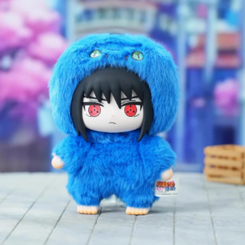 Naruto Beast Party Plush Keychains Blind Box Eaki Top Toy